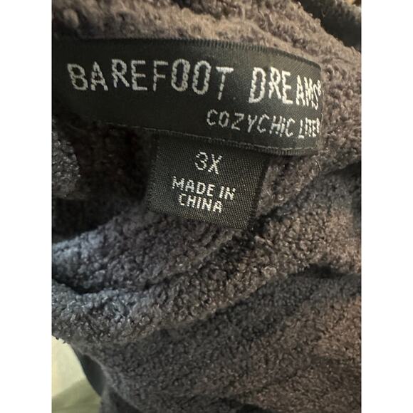 Barefoot Dreams Cozy Chic Lite Ribbed Shrug Cardigan Carbon Gray Plus Size 3X - Picture 8 of 11